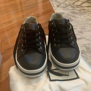 Gucci Kids(girls)lace up platform sneaker